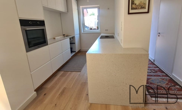 Silestone Arbeitsplatten, Wangen, Rückwände und Fensterbänke