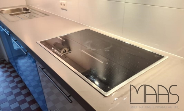 Düsseldorf Caesarstone Arbeitsplatten 4003 Sleek Concrete