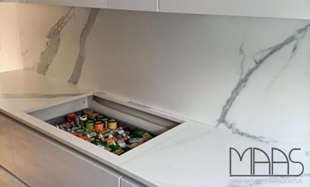 Geesthacht Porcelanosa Arbeitsplatten und Rückwände Aria White