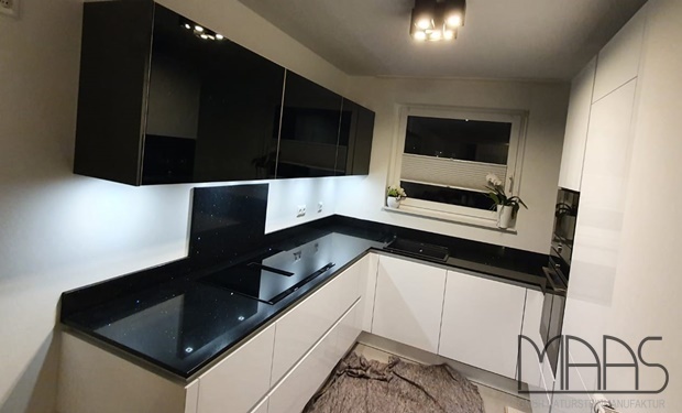 Gelsenkirchen Silestone Arbeitsplatten Negro Stellar