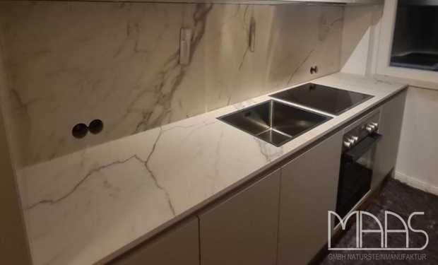 Hamburg Marazzi Arbeitsplatten und Rückwände Statuario Marazzi