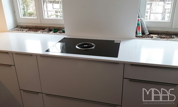 Hannover Silestone Arbeitsplatten White Storm