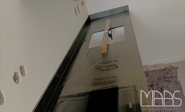Köln Neolith Arbeitsplatte und Wischleisten Calatorao