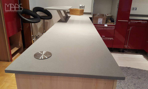 Langenfeld Silestone Arbeitsplatten Gris Expo 