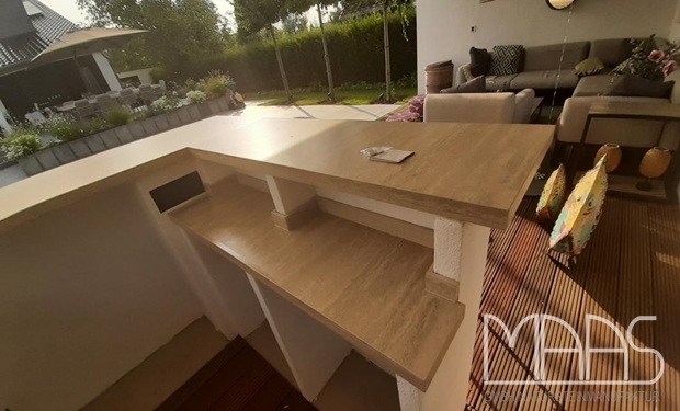 Ratingen Marazzi Arbeitsplatten Travertino classico
