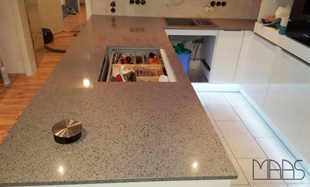 Stuttgart Silestone Arbeitsplatten Chrome