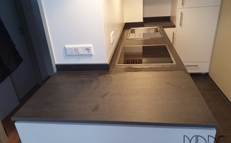 Dekton Arbeitsplatten Bromo mit UltraMatt Oberflächen