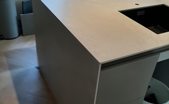 CTX - Basic Keramik Arbeitsplatte Pulpis Ivory in 1,2 cm Stärke