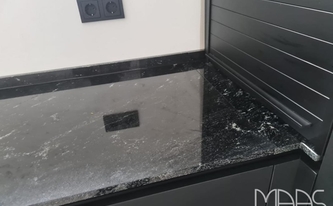 Polierte Granit Arbeitsplatte Porto Branco Scuro