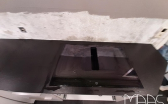 Ceranfeld in der Dekton Arbeitsplatte Sirius