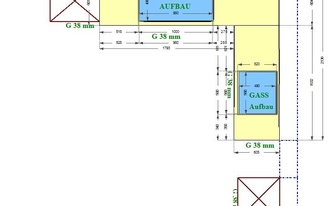 CAD Zeichnung der Küche in Bad Münstereifel