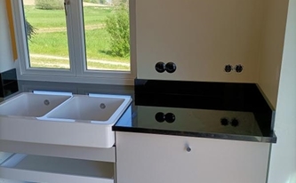 Polierte Granit Arbeitsplatten Devil Black