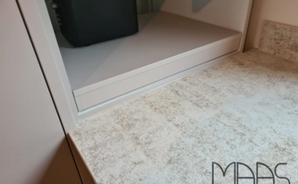Dekton Arbeitsplatte Nilium mit UltraMatt Oberfläche