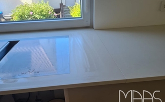 Dekton Arbeitsplatte Aeris mit Ceranfeld