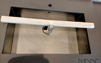 Unterbauspüle in der Dekton Arbeitsplatte Sirius