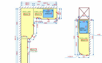 Silestone Arbeitsplatten - Produktionsplan