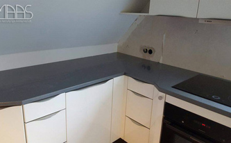 Silestone Arbeitsplatten poliert 