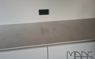 Natural matt Oberfläche der Level Keramik Arbeitsplatten White Concrete