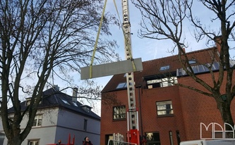 Lieferung und Montage in Bochum: Granit Arbeitsplatte Alexander Black