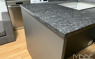 Granit Arbeitsplatte Steel Grey in 3 cm