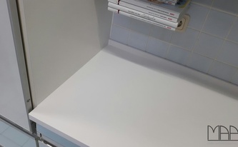 Silestone Arbeitsplatten und Wischleisten Blanco Zeus Extreme 