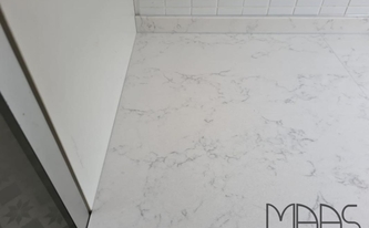 Silestone Arbeitsplatte Lagoon in Bonn montiert