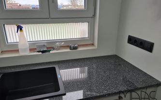 Polierte Granit Arbeitsplatte Negro Tulipa