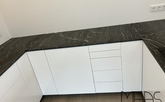 Satinierte Granit Arbeitsplatten Porto Branco Scuro