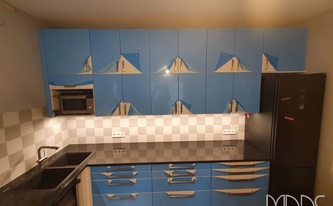 IKEA Küche in Bremen mit Granit Arbeitsplatten Impala India