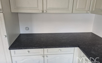 Granit Arbeitsplatte Steel Grey in 3 cm