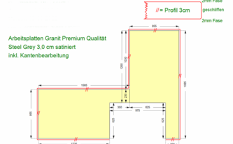 CAD Zeichnung der Grillstation in Brühl