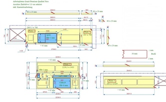 CAD Zeichnung der Küche in Crailsheim