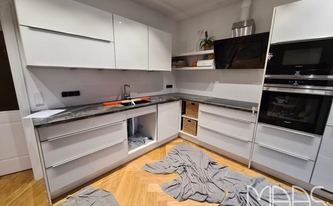 Küche in Dortmund mit Porcelanosa Arbeitsplatten Orobico Dark