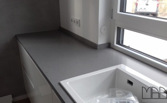 Caesarstone Arbeitsplatten und Wischleisten 4030 Oyster 