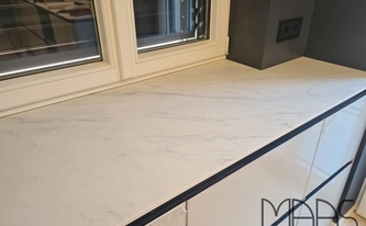 Porcelanosa Arbeitsplatte Glem White in 1,2 cm Stärke