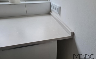 Silestone Wischleiste Desert Silver