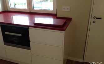 Polierte Oberfläche der 7450 Ruby Reflections Caesarstone Arbeitsplatten