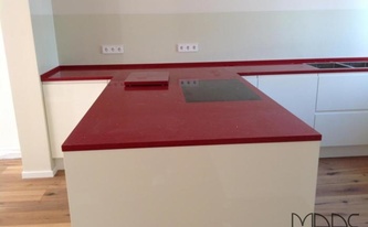 Geräumige Caesarstone 7450 Ruby Reflections Arbeitsplatte in Frankfurt