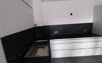 Marazzi Arbeitsplatte Elegant Black mit Spüle