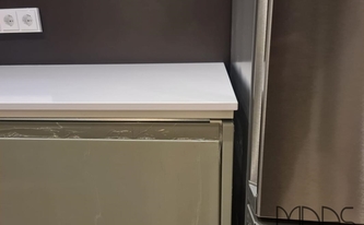 1,2 cm dicke Silestone Arbeitsplatte Iconic White