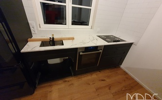 IKEA Küche in Freising mit Dekton Arbeitsplatte Aura 15
