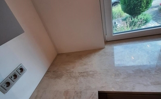 Polierte Dekton Arbeitsplatten Arga
