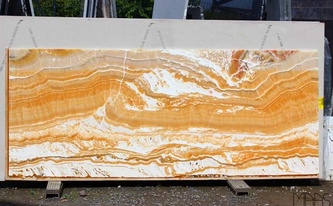 Onyx Onyxmarmor Gold Iran Rohplatte