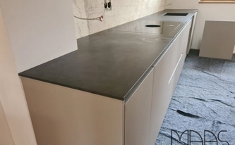 Küche in Grevenbroich mit Dekton Arbeitsplatten Eter