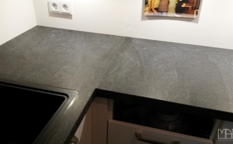 Raue Granit Virginia Black Arbeitsplatte