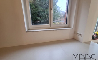 Silestone Fensterbank Desert Silver in Hamburg montiert