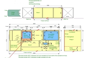 CAD Zeichnung der Küche in Hamm