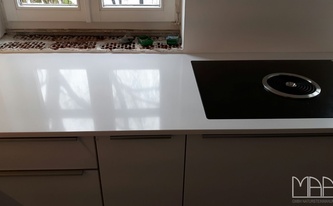 Silestone Arbeitsplatten aus dem Material White Storm