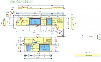 CAD Zeichnung der Küche in Kaarst