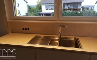 Silestone Phoenix Arbeitsplatten in Kaiserslautern montiert